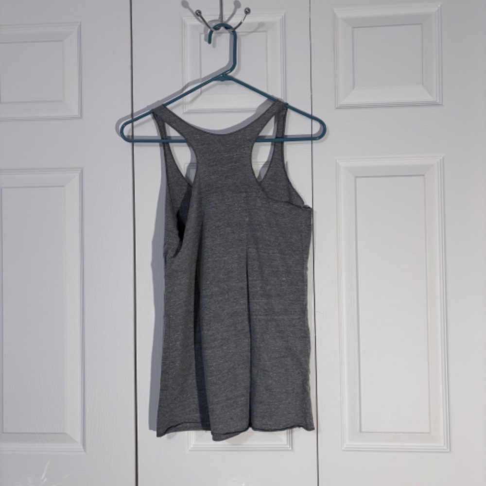 🖤 Floral Rib-Cage Skull Racerback Tank | Size S - Picture 3 of 3